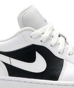 Alternative view of (Women) Air Jordan 1 Low Panda DC0774-100 Nicesnk