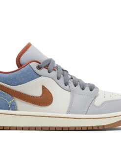 (Women) Air Jordan 1 Low Phantom Denim FZ5045-091 Nicesnk
