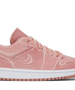 (Women) Air Jordan 1 Low Pink Velvet DQ8396-600 Nicesnk