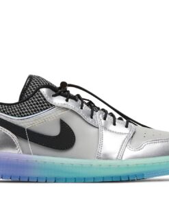 (Women) Air Jordan 1 Low SE 'Metallic Silver Gradient' DJ5199-109
