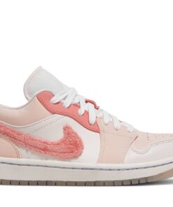 (Women) Air Jordan 1 Low SE Mighty Swooshers Pink DM5443-666 Nicesnk