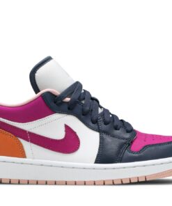 (Women) Air Jordan 1 Low SE 'Mismatched - Purple Magenta' DJ4342-400