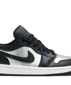 (Women) Air Jordan 1 Low SE Silver Toe DA5551-001 Nicesnk