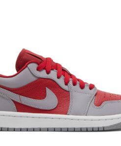 (Women) Air Jordan 1 Low SE 'Split - Gym Red Cement Grey' DR0502-600