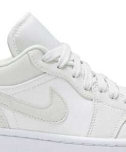 Alternative view of (Women) Air Jordan 1 Low Spruce Aura CW1381-003 Nicesnk
