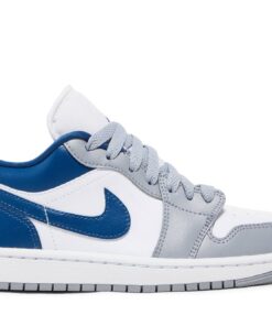 (Women) Air Jordan 1 Low 'Stealth French Blue' DC0774-042