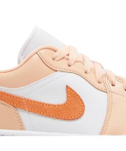 Alternative view of (Women) Air Jordan 1 Low Sunset Haze DC0774-801 Nicesnk