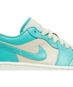 Alternative view of (Women) Air Jordan 1 Low 'Tropical Teal' DC0774-131