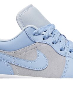 Alternative view of (Women) Air Jordan 1 Low University Blue DC0774-050 Nicesnk