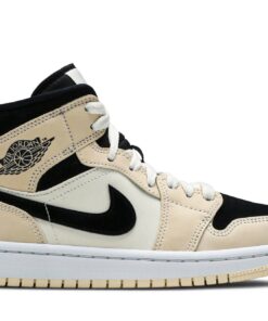 (Women) Air Jordan 1 Mid Barely Orange BQ6472-800 Nicesnk