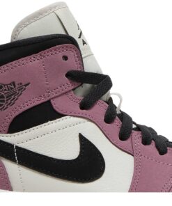 Alternative view of (Women) Air Jordan 1 Mid 'Berry Pink' DC7267-500