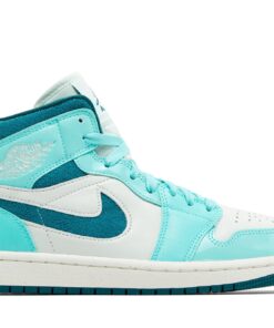 (Women) Air Jordan 1 Mid 'Bleached Turquoise' DZ3745-300