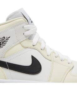 Alternative view of (Women) Air Jordan 1 Mid 'Coconut Milk' BQ6472-121