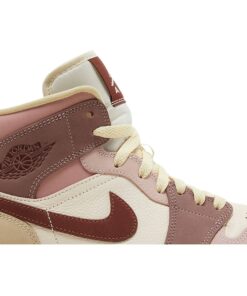 Alternative view of (Women) Air Jordan 1 Mid 'Dark Pony' DO7440-821