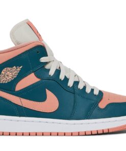 (Women) Air Jordan 1 Mid Dark Teal Green BQ6472-308 Nicesnk