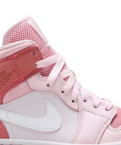 Alternative view of (Women) Air Jordan 1 Mid Digital Pink CW5379-600 Nicesnk