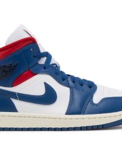 (Women) Air Jordan 1 Mid French Blue BQ6472-146 Nicesnk
