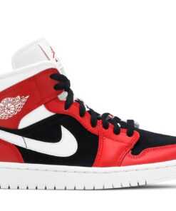 (Women) Air Jordan 1 Mid 'Gym Red Black' BQ6472-601