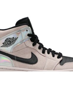 Alternative view of (Women) Air Jordan 1 Mid Iridescent BQ6472-602 Nicesnk