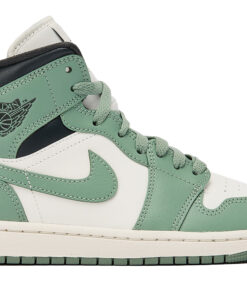 (Women) Air Jordan 1 Mid 'Jade Smoke' BQ6472-130
