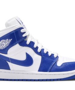 (Women) Air Jordan 1 Mid 'Kentucky Blue' BQ6472-104