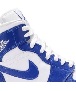 Alternative view of (Women) Air Jordan 1 Mid 'Kentucky Blue' BQ6472-104