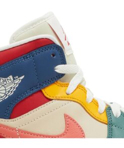 Alternative view of (Women) Air Jordan 1 Mid 'Multi-Color' DN3738-400