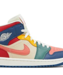 (Women) Air Jordan 1 Mid 'Multi-Color' DN3738-400