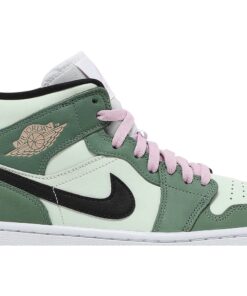 Alternative view of (Women) Air Jordan 1 Mid SE 'Dutch Green' CZ0774-300
