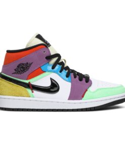 (Women) Air Jordan 1 Mid SE Lightbulb CW1140-100 Nicesnk