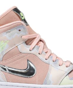 Alternative view of (Women) Air Jordan 1 Mid SE 'P(HER)SPECTIVE' CW6008-600