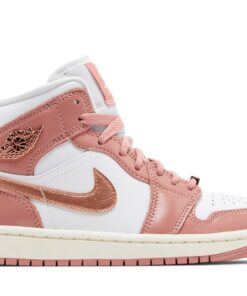 (Women) Air Jordan 1 Mid SE 'Red Stardust' FB9892-670