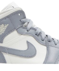 Alternative view of (Women) Air Jordan 1 Mid 'Stealth' BQ6472-115