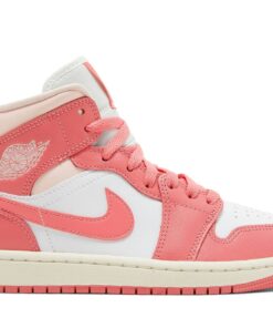 (Women) Air Jordan 1 Mid 'Strawberries and Cream' BQ6472-186