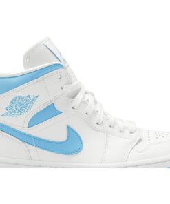 Alternative view of (Women) Air Jordan 1 Mid 'UNC' BQ6472-114