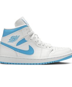 (Women) Air Jordan 1 Mid 'UNC' BQ6472-114