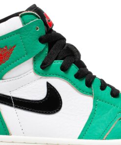 Alternative view of (Women) Air Jordan 1 Retro High OG 'Lucky Green' [also worn by Teyana Taylor] DB4612-300