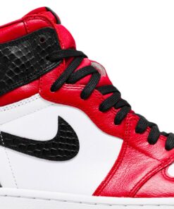 Alternative view of (Women) Air Jordan 1 Retro High OG 'Satin Red' CD0461-601