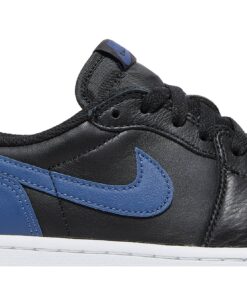 Alternative view of (Women) Air Jordan 1 Retro Low OG 'Mystic Navy' CZ0775-041