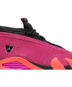 Alternative view of (Women) Air Jordan 14 Retro Low Shocking Pink DH4121-600 Nicesnk