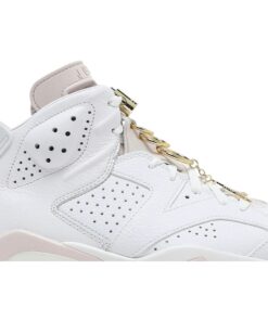 Alternative view of (Women) Air Jordan 6 Retro 'Gold Hoops' DH9696-100