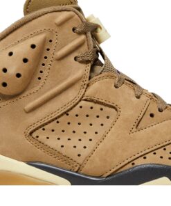 Alternative view of (Women) Air Jordan 6 Retro Gore-Tex Brown Kelp FD1643-300 Nicesnk