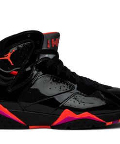(Women) Air Jordan 7 Retro 'Black Gloss' 313358-006