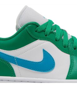 Alternative view of (Women) Air Jordan1 Low Lucky Green DC0774-304 Nicesnk