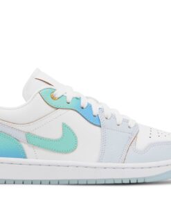 (Women) Nike Air Air Jordan 1 Low SE Emerald Rise FN8899-131 Nicesnk