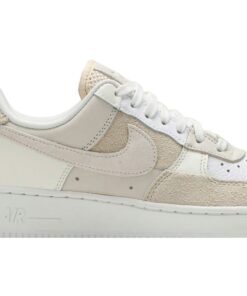 Alternative view of (Women) Nike Air Force 1 07 Coconut Milk Patchwork DD6618-100 Nicesnk