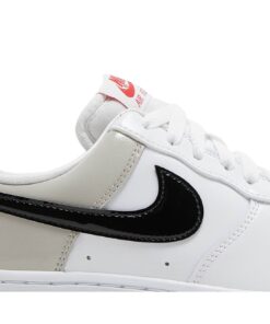 Alternative view of (Women) Nike Air Force 1 '07 Essential 'White Iron Ore Patent' DQ7570-001