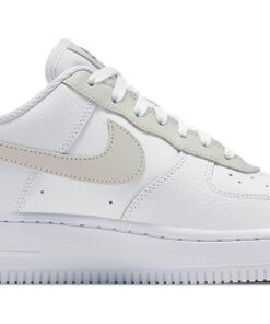 Alternative view of (Women) Nike Air Force 1 07 Low White Light Gray 315115-168 Nicesnk
