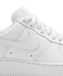 Alternative view of (Women) Nike Air Force 1 07 Triple White DD8959-100 Nicesnk