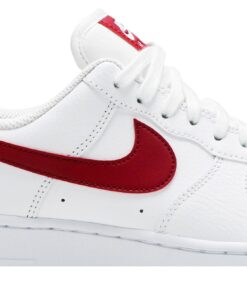 Alternative view of (Women) Nike Air Force 1 07 White Noble Red 315115-154 Nicesnk